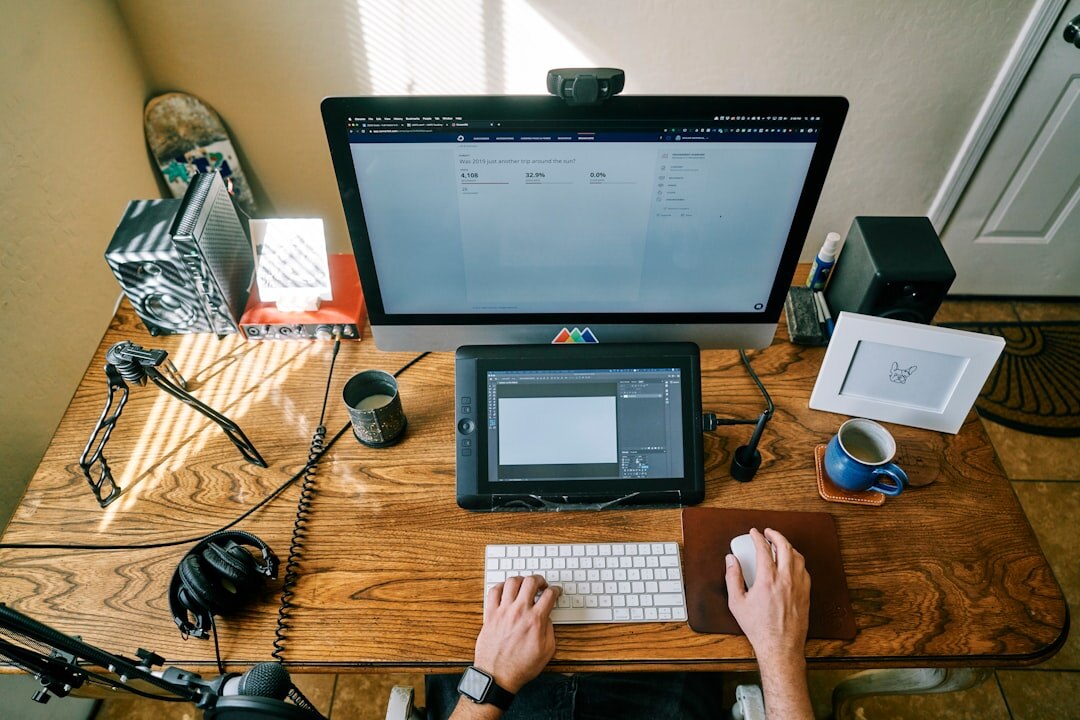 media creator at workspace